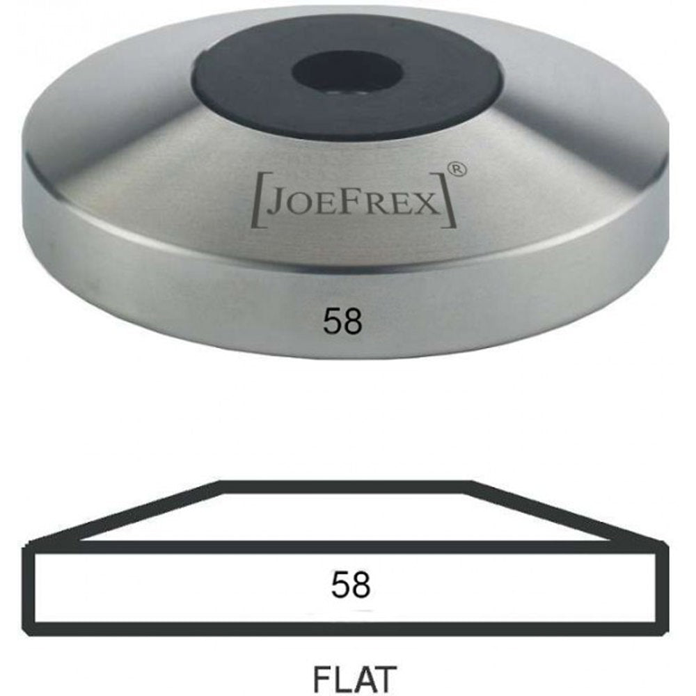 JoeFrex Tamper Base Classic | Stainless steel | Flat