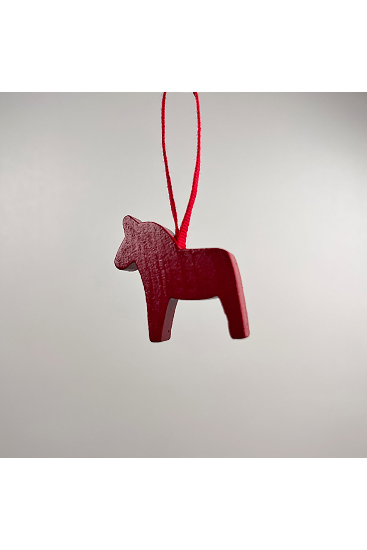 Anhänger aus Holz Pferd | rot
