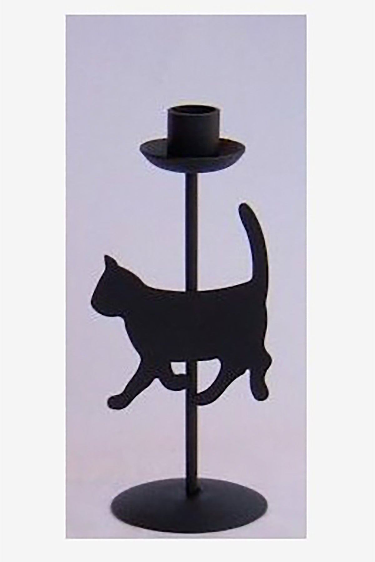 Kerzenhalter aus Eisen | Katze