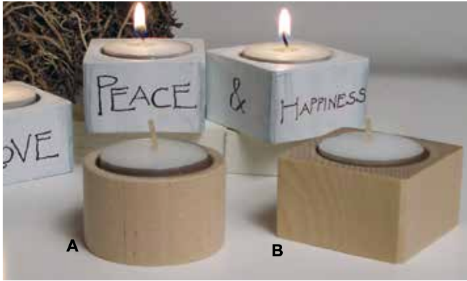 Teelichthalter einfach | (DIY)