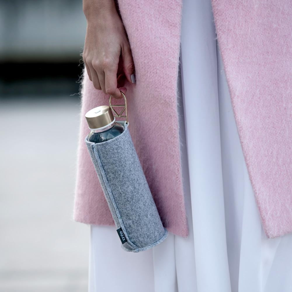 equa Mismatch Trinklasche aus Glas I Gold commercial equa