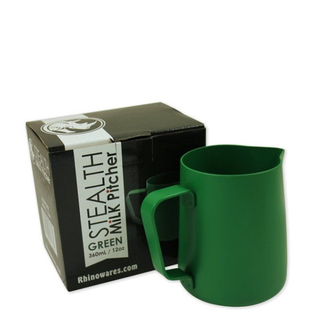 Rhino Stealth Milk Pitcher 12oz/360ml | Green