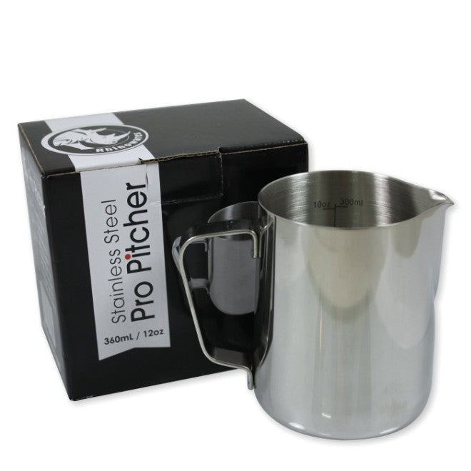 Rhino Stealth Milk Pitcher 12oz 360ml | stainless steel