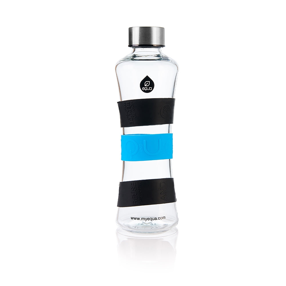 equa Squeeze Trinkflasche aus Glas I Squeezy Key commercial equa