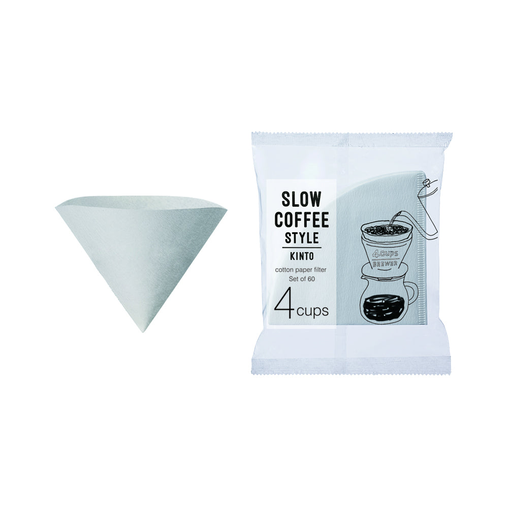 Kinto SCS-02-CP-60 Papierfilter aus Baumwolle für 4 Tassen commercial Kinto