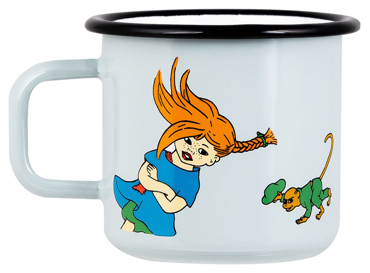 Muurla Emaillebecher Pippi Langstrumpf - 370 ml