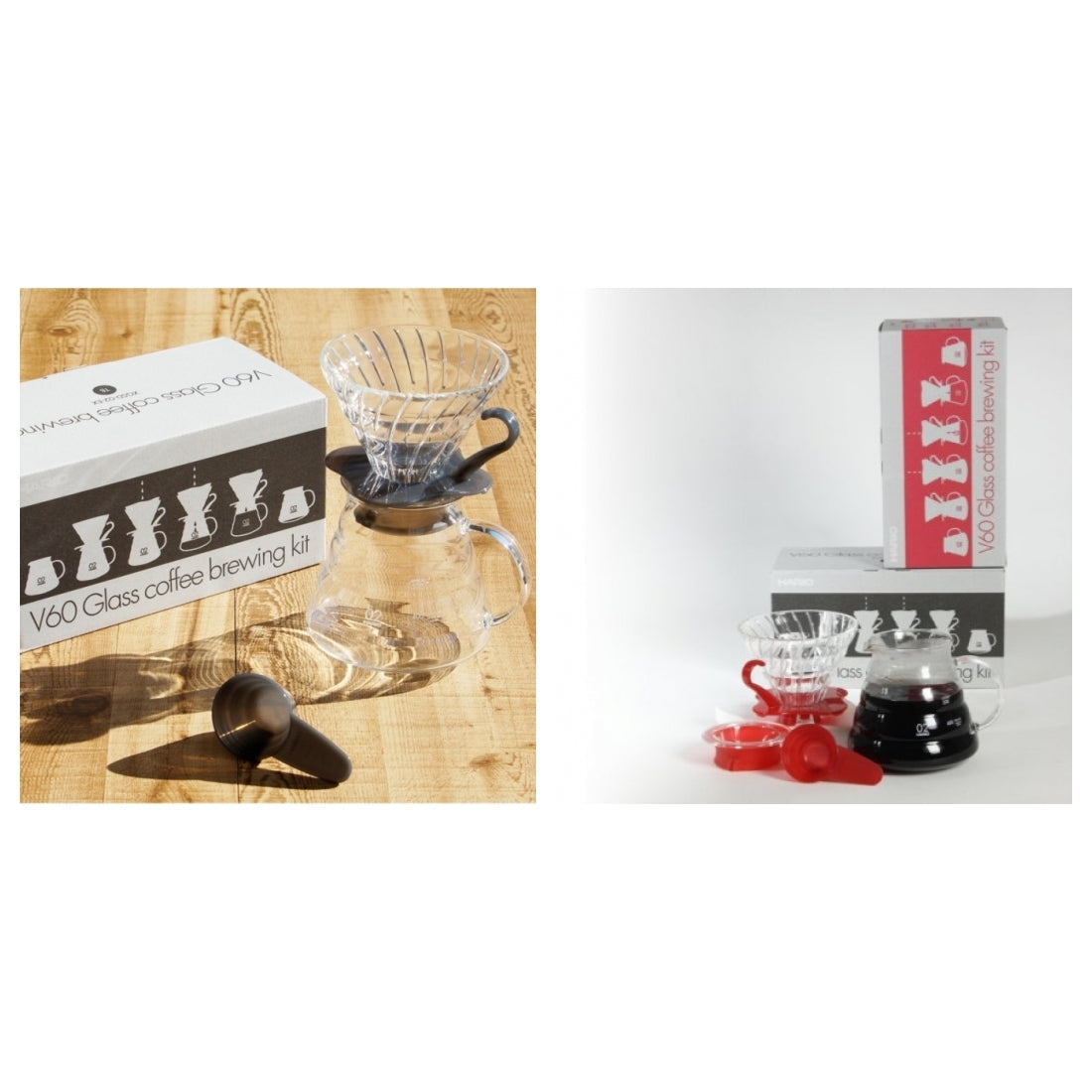 Hario V60 Glass Coffee Brewing Kit commercial Hario