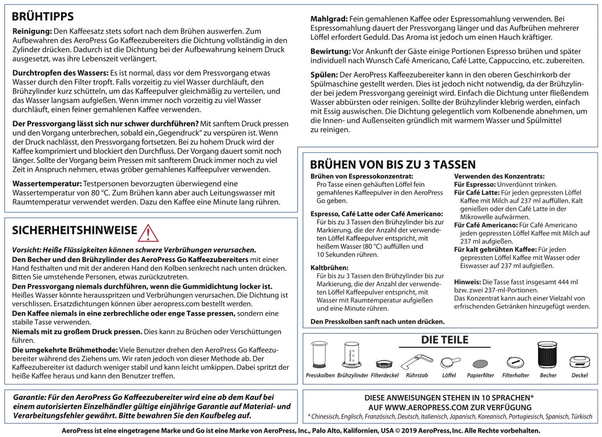 AeroPress Go® Coffee Maker commercial Aerobie