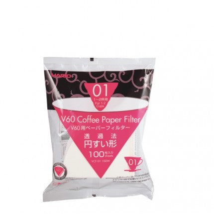 Hario Paper Filter White I Japan I 100 Stück für 01 Dripper commercial Hario