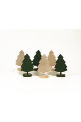 Tannenbaum aus Holz, flach | 11,5cm