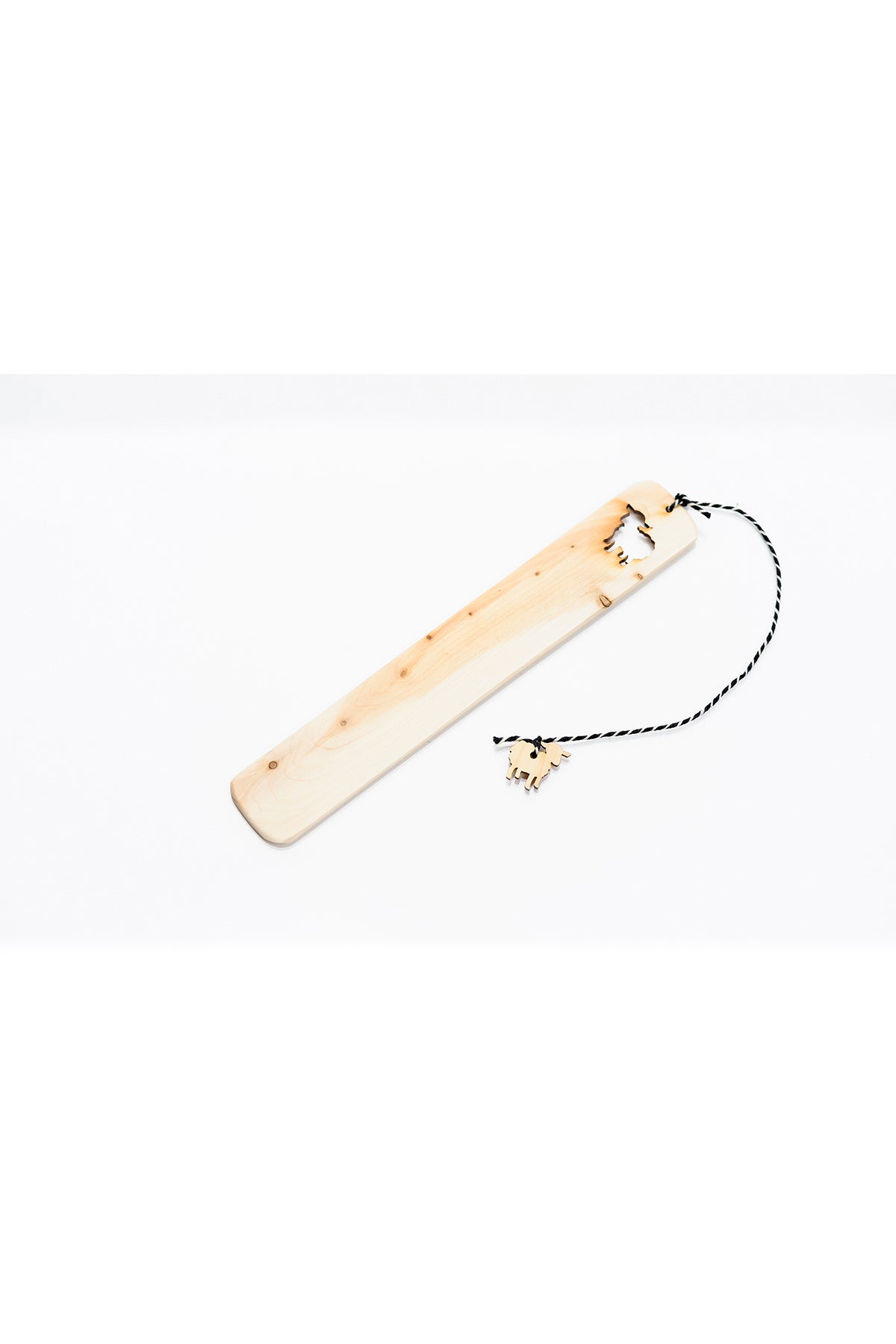 Buchmarke Schaf |Wachholderholz