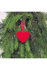Anhänger aus Holz Herz | rot
