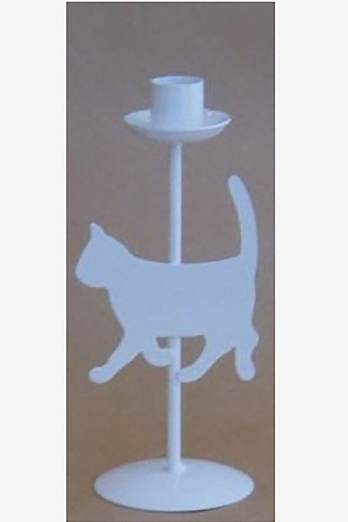 Kerzenhalter aus Eisen | Katze