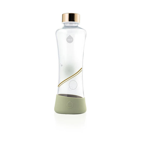 equa Squeeze Trinkflasche aus Glas I Gold commercial equa 