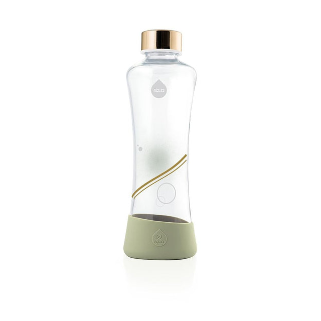 equa Squeeze Trinkflasche aus Glas I Gold commercial equa 