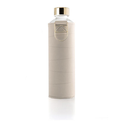 equa Mismatch Trinklasche aus Glas I Beige commercial equa 