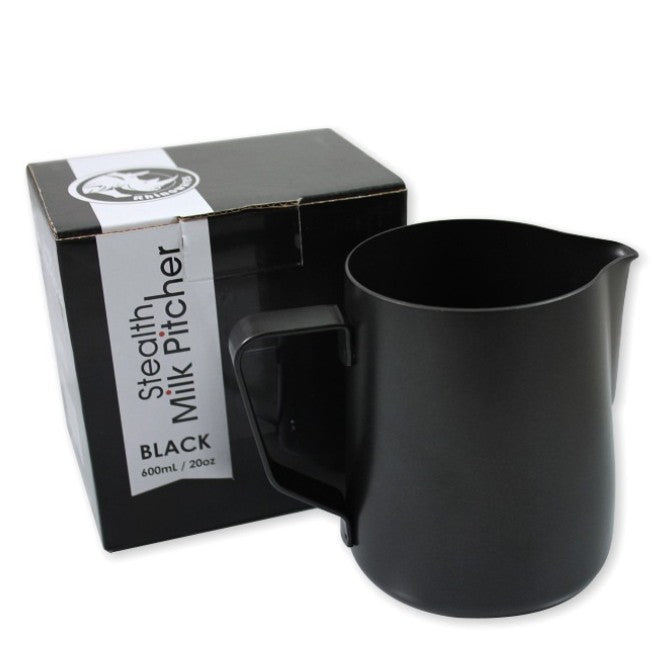 Rhino Stealth Milk Pitcher 20oz 600ml | Schwarz