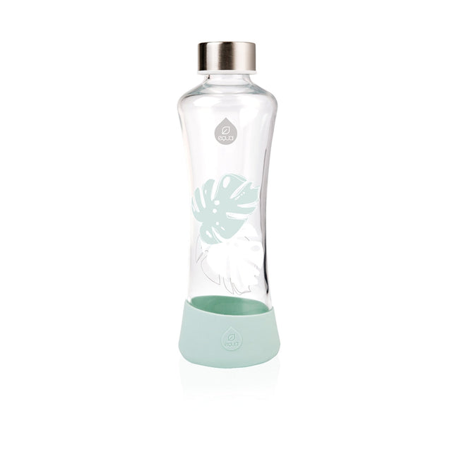 equa Squeeze Trinkflasche aus Glas I Monstera commercial equa 
