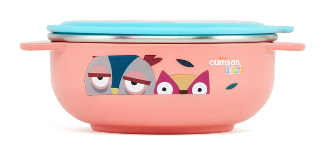 Cuitisan Infant Kinderschüssel I rund I pink I 400 ml commercial Cuitisan 