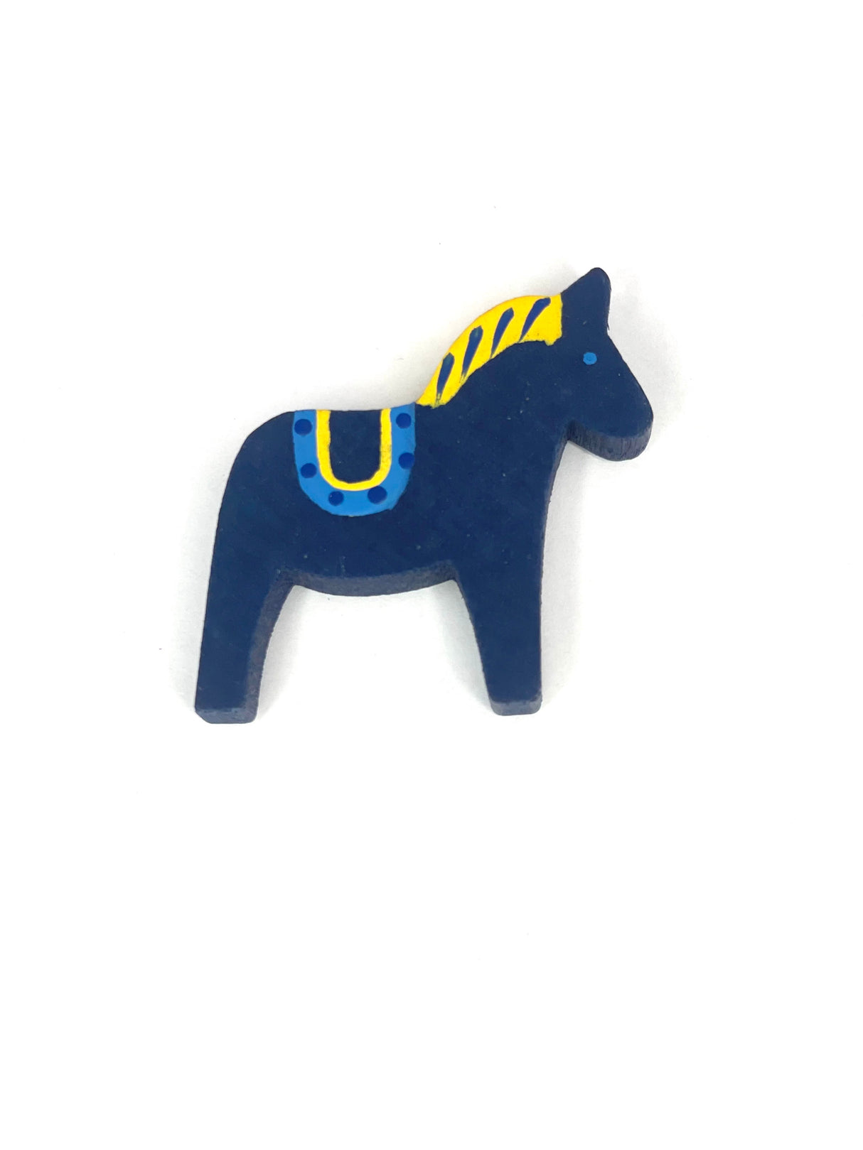 Magnet Pferd handbemalt | blau, 5cm