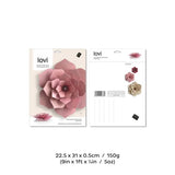 Lovi Decor Flower 15 cm – Farbe Light Pink