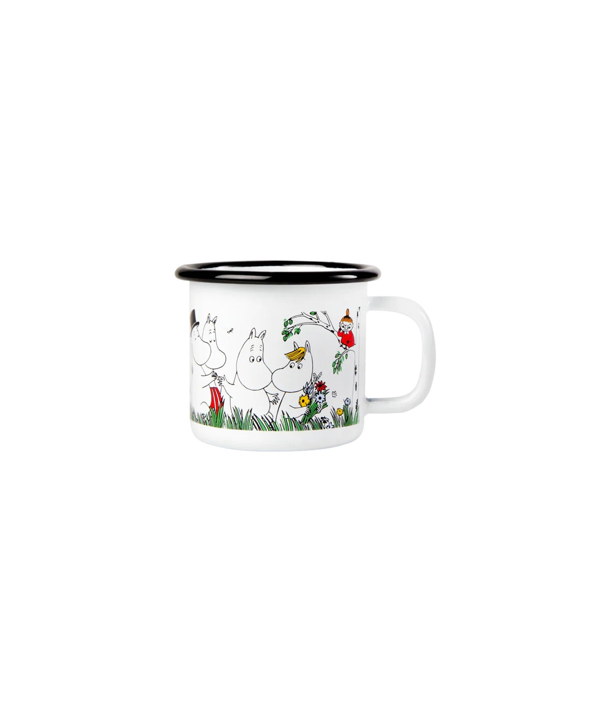 Muurla Moomin Emaillebecher 'Happy Family' - 150 ml