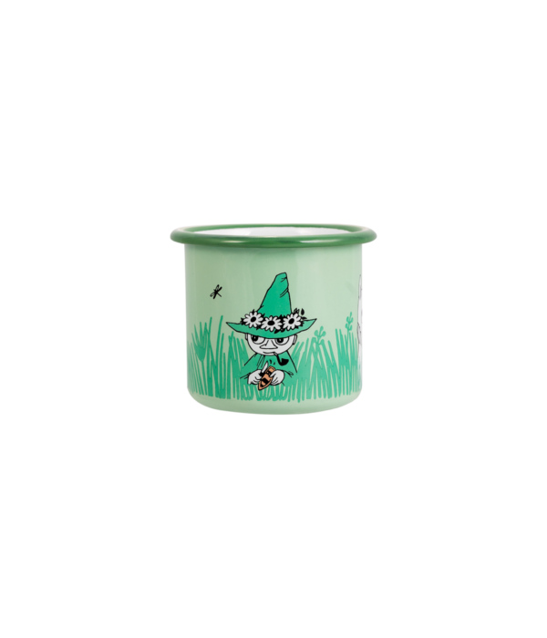 Muurla Moomin Emaillebecher 'In the Garden, Boys' - 250 ml