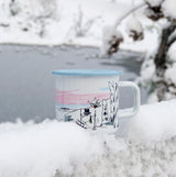 Muurla Moomin Emaillebecher 'Winter' - 370 ml