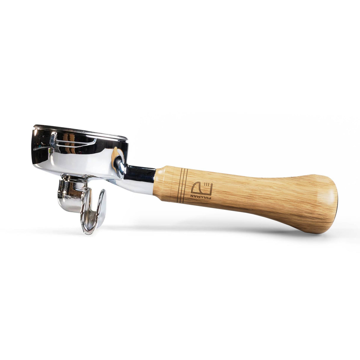 Pullman Portafilter Complete | Australian Oak | Pullman Filtration Basket876