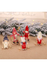 Weihnachtsfigur Skifahrer | 5 Designs