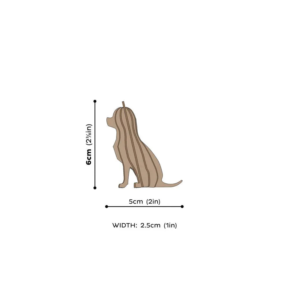 Lovi Chihuahua 6 cm – Farbe Natural Wood