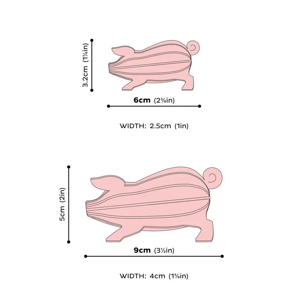 Lovi Pig 6 cm – Farbe Piggy Pink