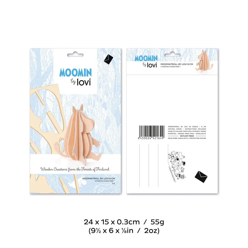 Moomintroll by Lovi – Sitzfigur aus Holz