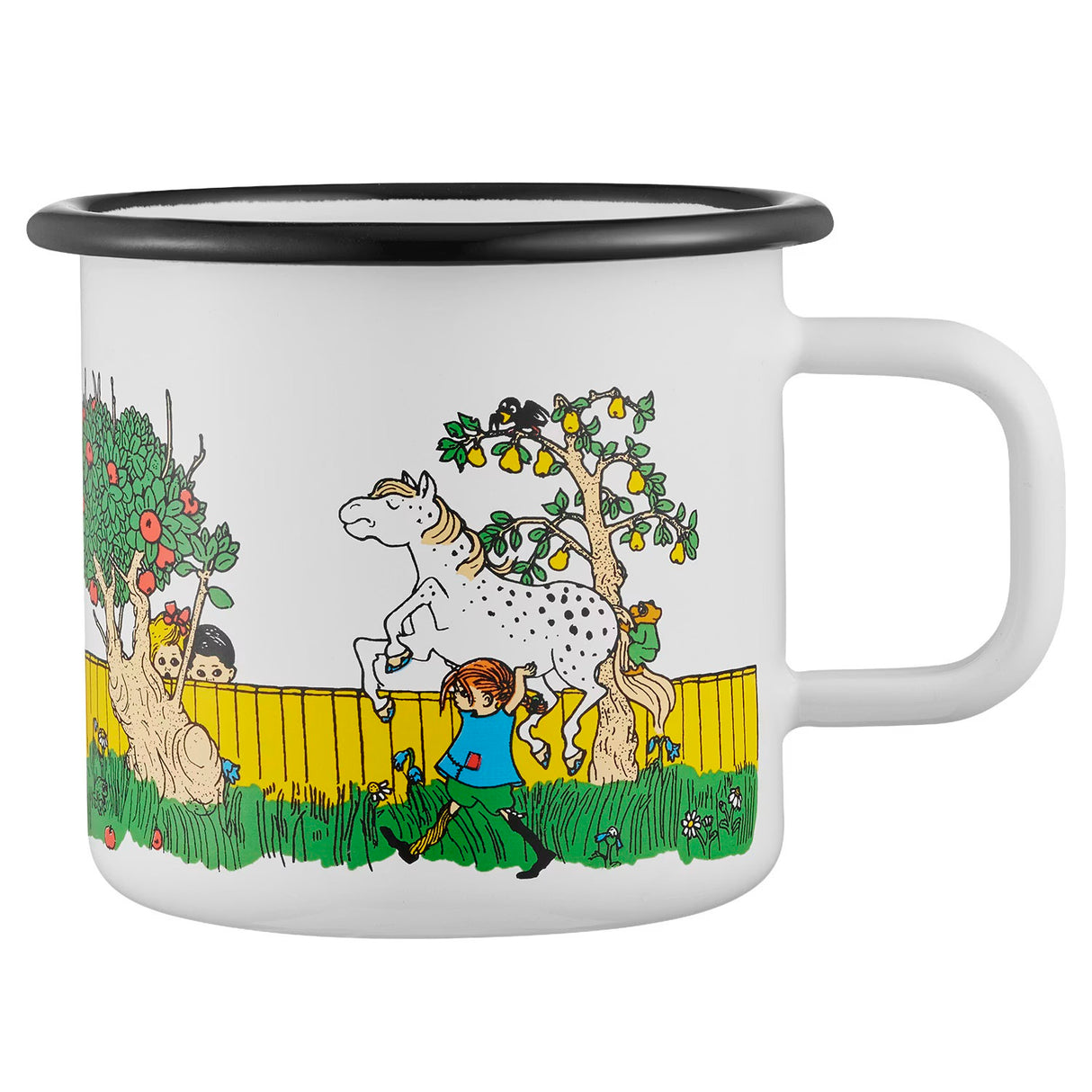 Muurla Emaillebecher Pippi 'The Way Home' - 370 ml