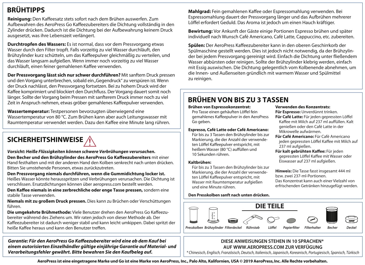 AeroPress Go® Coffee Maker commercial Aerobie 